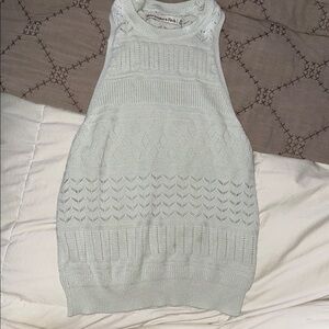 Abercrombie & Fitch Women's Sleeveless Sweater - Light Green